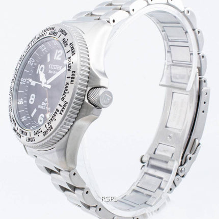 Citizen PROMASTER Eco-Drive BJ7100-82E World Time 200M Men's Watch