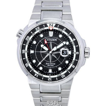 Citizen Eco-Drive Endeavor Black Dial Diver's BJ7140-53E 200M Men's Watch