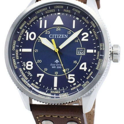Citizen Promaster Nighthawk BX1010-11L World Time Eco-Drive 200M Men's Watch