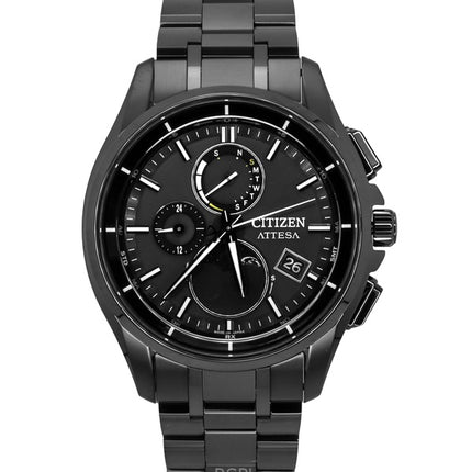 Citizen Attesa Radio-Controlled Super Titanium Black Dial Eco-Drive BY1006-62E 100M Men's Watch