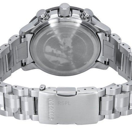 Citizen Promaster Geo Trekker Stainless Steel Grey Dial Eco-Drive BY3006-53H 200M Mens Pilot Watch