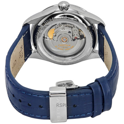 Certina DS-1 Day-Date Leather Strap White Dial Automatic C029.430.16.011.00 100M Men's Watch