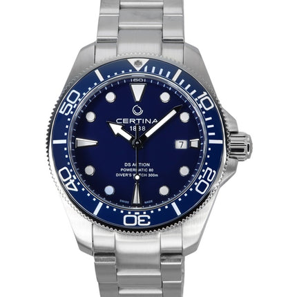 Certina DS Action Diver Stainless Steel Blue Dial Automatic C032.607.11.041.00 300M Men's Watch