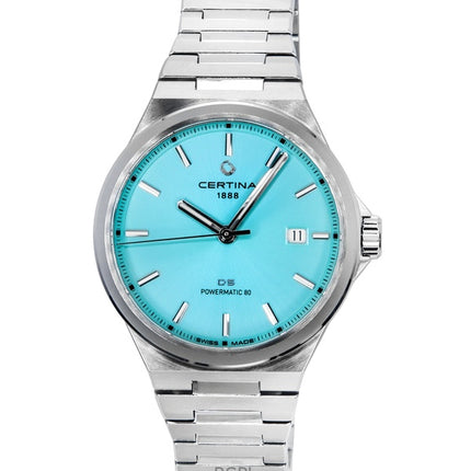 Certina DS-8 Powermatic 80 Stainless Steel Light Blue Dial Automatic C043.407.11.351.00 100M Unisex Watch