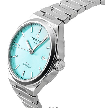 Certina DS-8 Powermatic 80 Stainless Steel Light Blue Dial Automatic C043.407.11.351.00 100M Unisex Watch