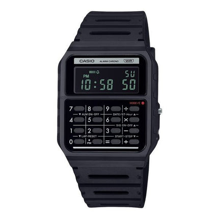 Casio POP Vintage Calculator Digital Black Bio-Based Resin Strap Quartz CA-53WB-1B Unisex Watch