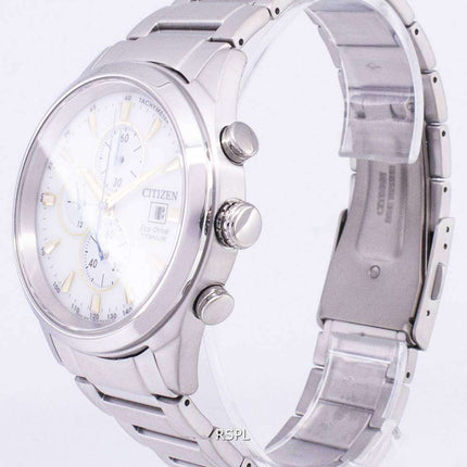 Citizen Eco-Drive Titanium Chronograph Tachymeter CA0650-82B Men's Watch