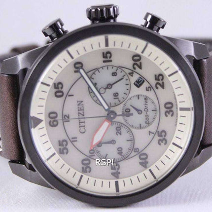 Citizen Eco-Drive Aviator Chronograph CA4215-04W Men's Watch