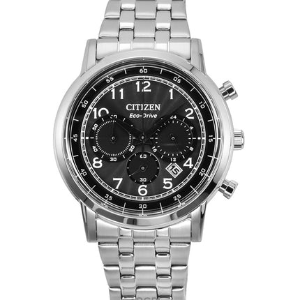 Citizen Eco-Drive Chronograph Stainless Steel Black Dial CA4630-53E Men's Watch