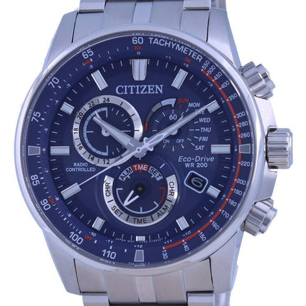 Citizen PCAT Radio Controlled Chronograph Atomic Eco-Drive CB5880-54L 200M Mens Watch