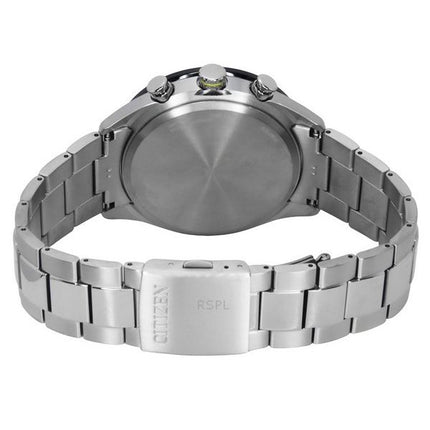 Citizen Radio Controlled Chronograph Super Titanium Black Dial Eco-Drive CB5947-80E 100M Men's Watch
