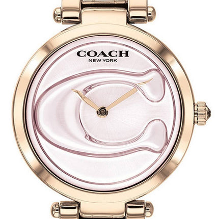 Coach Park Signature C Carnation Rose Dial Quartz 14503234 Womens Watch