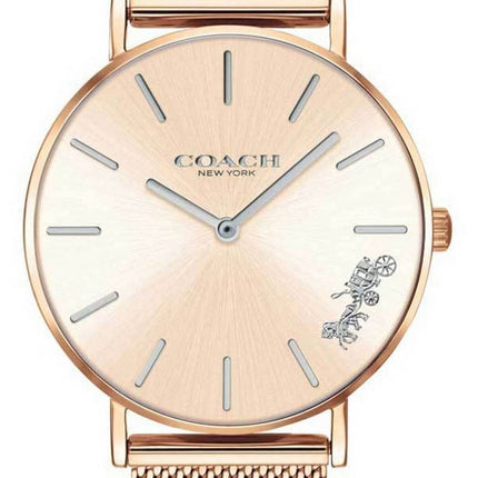 Coach Perry Rose Gold Tone Stainless Steel Quartz 14503338 Womens Watch