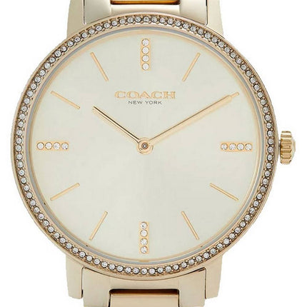 Coach Audrey Gold Tone Stainless Steel Quartz 14503355 Womens Watch