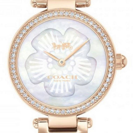Coach Park Crystal Accents Rose Gold Stainless Steel Quartz 14503511 Womens Watch