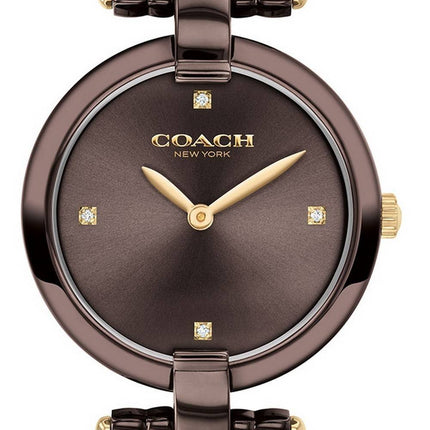 Coach Chrystie Brown Dial Stainless Steel Quartz 14503531 Womens Watch
