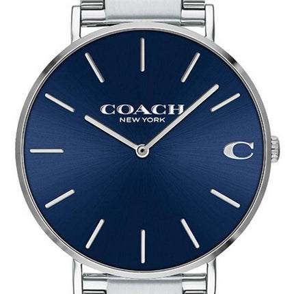 Coach Charles Blue Dial Stainless Steel Quartz 14602429 Mens Watch