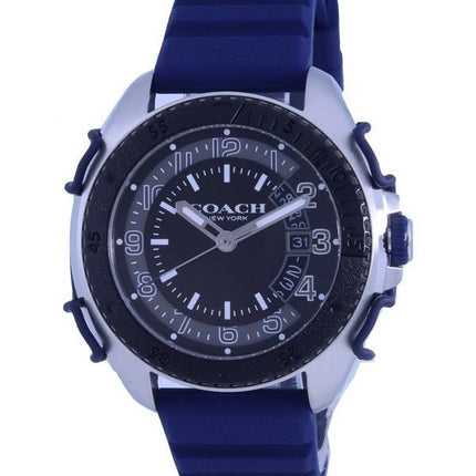 Coach C001 Black Dial Silicone Quartz CO14602447 Men's Watch