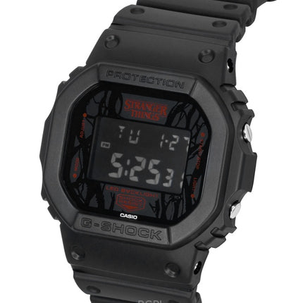 Casio G-Shock Digital Stranger Things Bio-Based Resin Strap Quartz DW-5600STT-1 200M Men's Watch