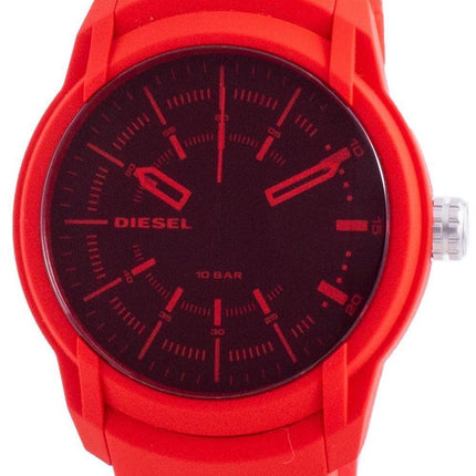 Diesel Armbar Black Dial Silicone Strap Quartz DZ1820 100M Men's Watch