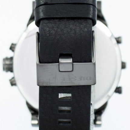 Diesel Mr. Daddy 2.0 Black Dial Black Leather DZ7348 Men's Watch