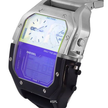 Diesel Clasher Ana-Digi Two-Tone Silicone Quartz DZ7458 Mens Watch