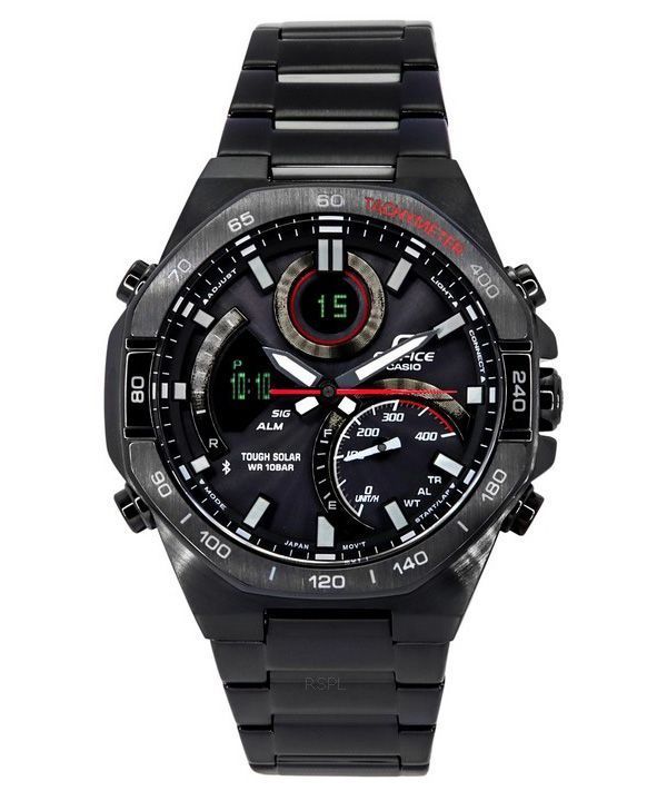 Casio Edifice Analog Digital Mobile Link Black Dial Tough Solar ECB-950DC-1A 100M Men's Watch