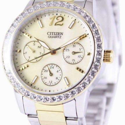 Citizen Quartz Swarovski Crystals ED8094-52N Women's Watch