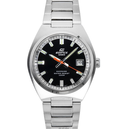 Casio Edifice Analog Stainless Steel Black Dial Quartz EFB-109D-1AV 100M Men's Watch