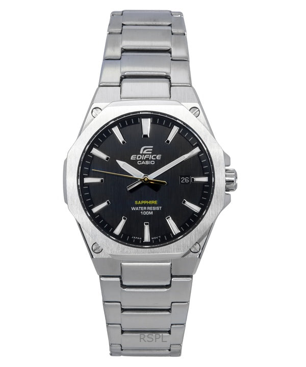 Casio Edifice Slim Line Black Dial Quartz EFR-S108D-1A 100M Men's Watch