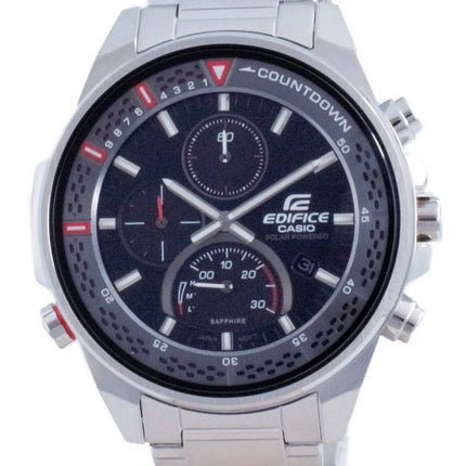 Casio Edifice Slim Analog Chronograph Solar EFS-S590D-1A EFSS590D-1 100M Men's Watch