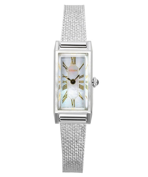 Citizen L Eco-Drive Stainless Steel Mother Of Pearl Dial EG7040-74D Women's Watch