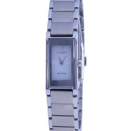 Citizen Axiom Eco-Drive Stainless Steel Diamond Accents EG7055-51E Women's Watch