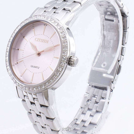 Citizen Quartz EL3041-87X Analog Diamond Accent Women's Watch