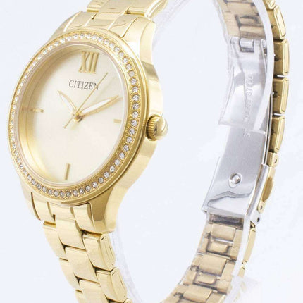Citizen Quartz EL3082-55P Analog Diamond Accent Women's Watch