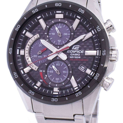 Casio Edifice Chronograph Solar EQS900DB-1AV EQS-900DB-1AV Men's Watch