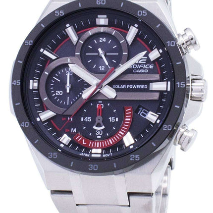 Casio Edifice EQS-920DB-1AV EQS920DB1-AV Solar Chronograph Men's Watch