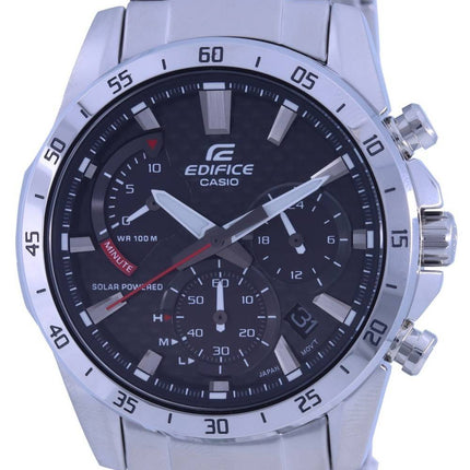 Casio Edifice Chronograph Analog Solar EQS-930D-1A EQS930D-1 100M Men's Watch