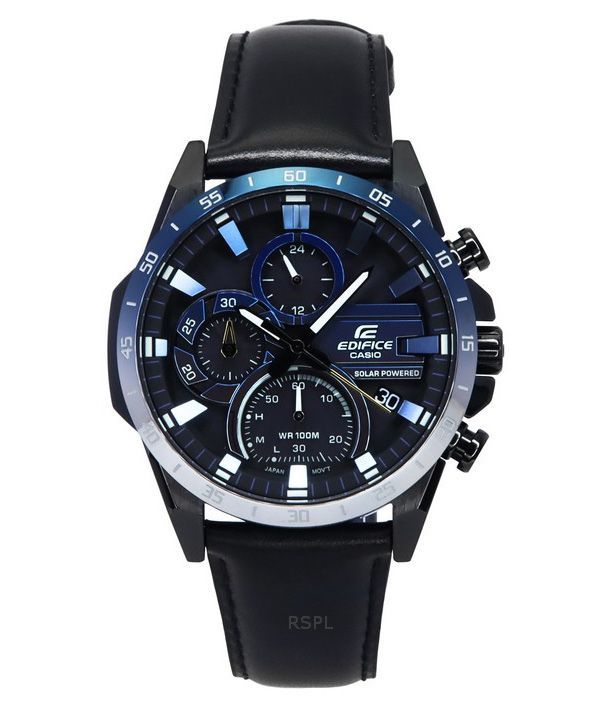 Casio Edifice Nighttime Drive Series Analog Chronograph Black Dial