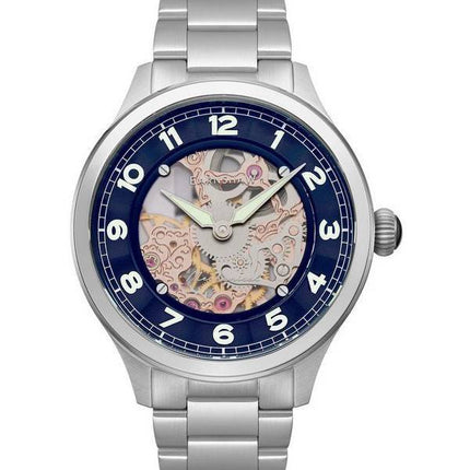 Thomas Earnshaw Baron Blue Skeleton Dial Mechanical ES-8189-22 Men's Watch
