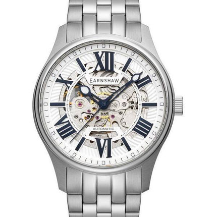Thomas Earnshaw Simpson Dover White Skeleton Dial Automatic ES-8240-11 Men's Watch