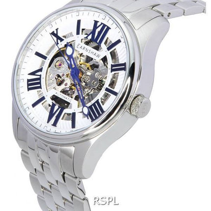 Thomas Earnshaw Simpson Dover White Skeleton Dial Automatic ES-8240-11 Men's Watch
