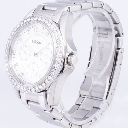 Fossil Riley Multifunction Crystal Dial ES3202 Women's Watch