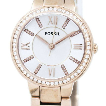 Fossil Virginia Three-Hand Crystal Gold Tone ES3284 Women's Watch