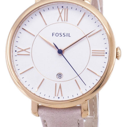 Fossil Jacqueline Quartz Blush Leather Strap ES3988 Women's Watch