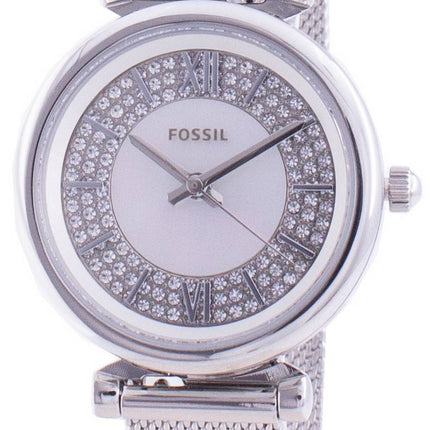 Fossil Carlie Mini ES4837 Quartz Diamond Accents Women's Watch