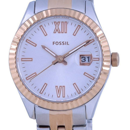 Fossil Scarlette Micro Silver Dial Stainless Steel Quartz ES4989 Womens Watch