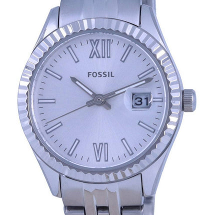Fossil Scarlette Micro Silver Dial Stainless Steel Quartz ES4991 Womens Watch
