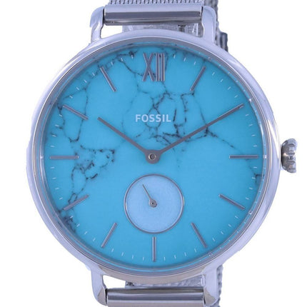 Fossil Kalya Blue Dial Stainless Steel Quartz ES5075 Womens Watch