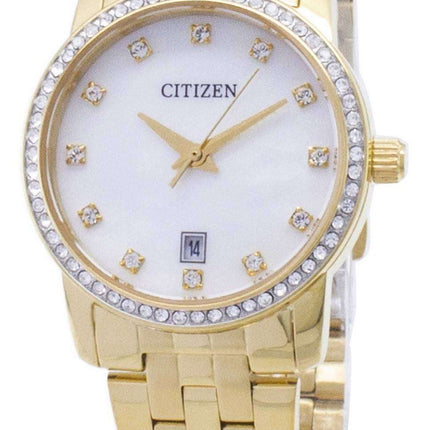 Citizen Quartz EU6032-51D Analog Diamond Accents Women's Watch